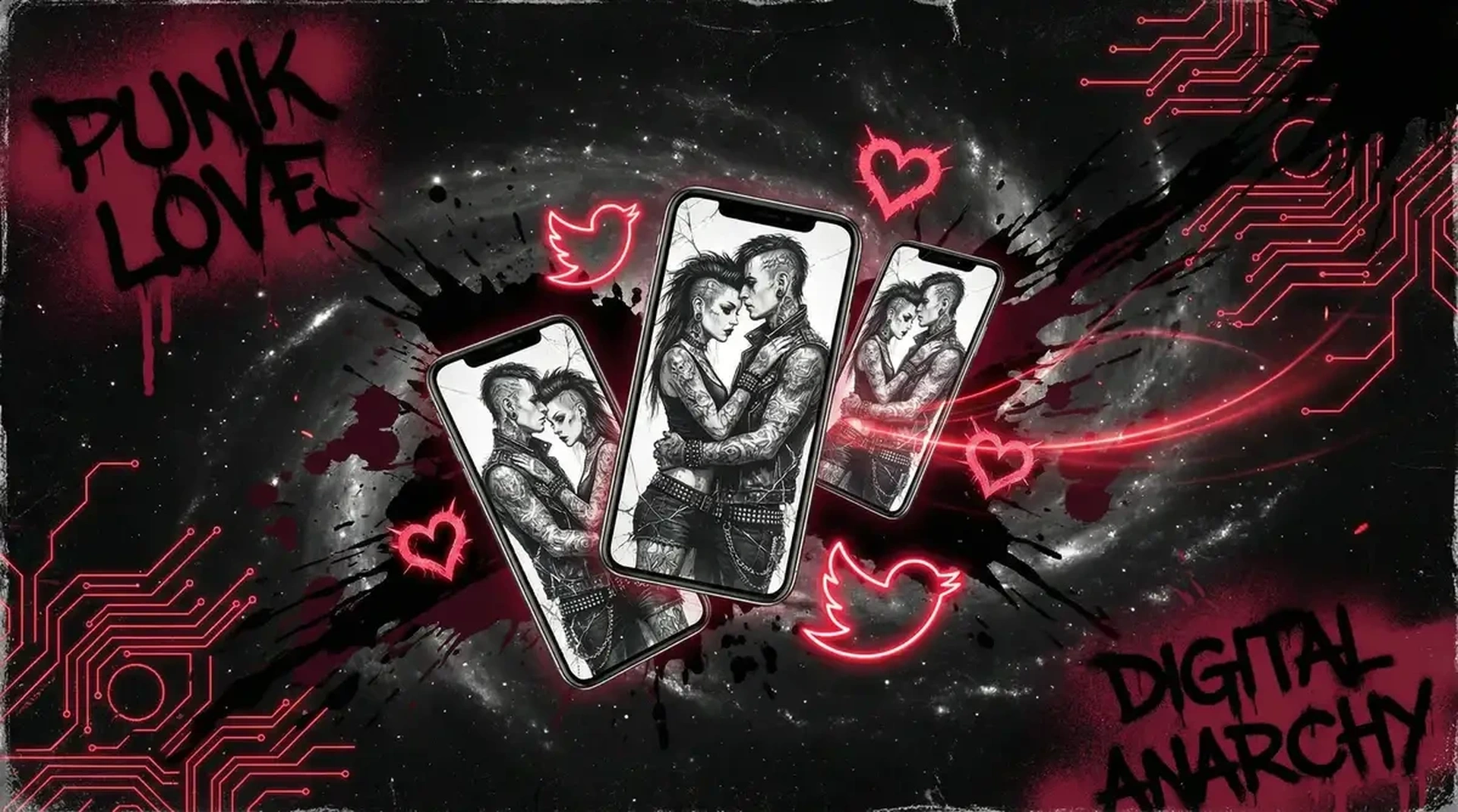 花臂夫夫 推特社交媒体精选